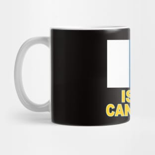 The Pride of the Canary Islands (Islas Canarias in Spanish) Flag Design Mug